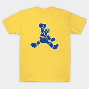 Jumping Golden State Warriors Gingerbread Man T-Shirt